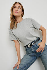 Cotton Cashmere Short Sleeve Tee